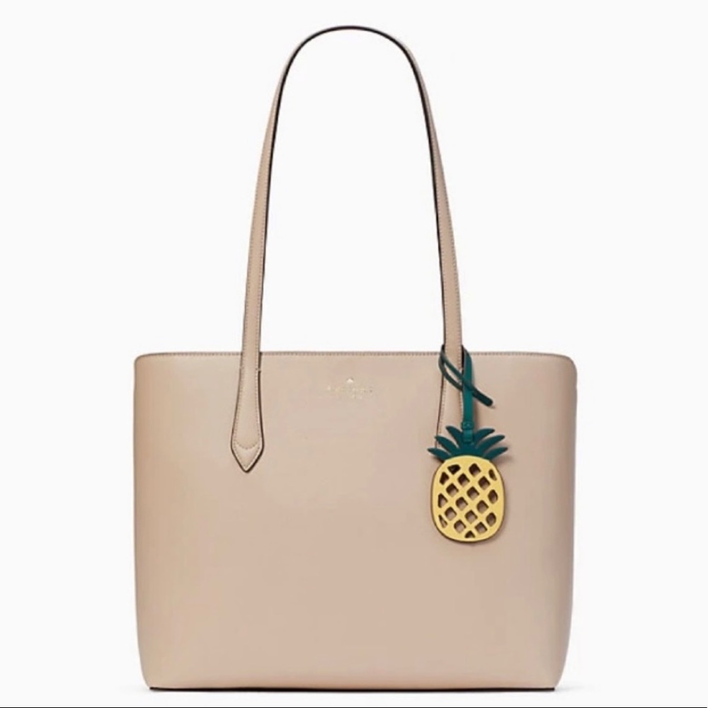 Kate Spade Marlee Tote with Pineapple Charm